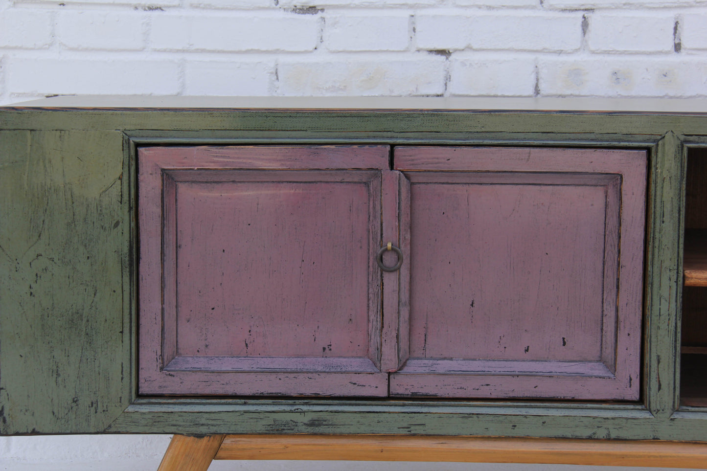 TV Sideboard Poly Color Grau/Violette