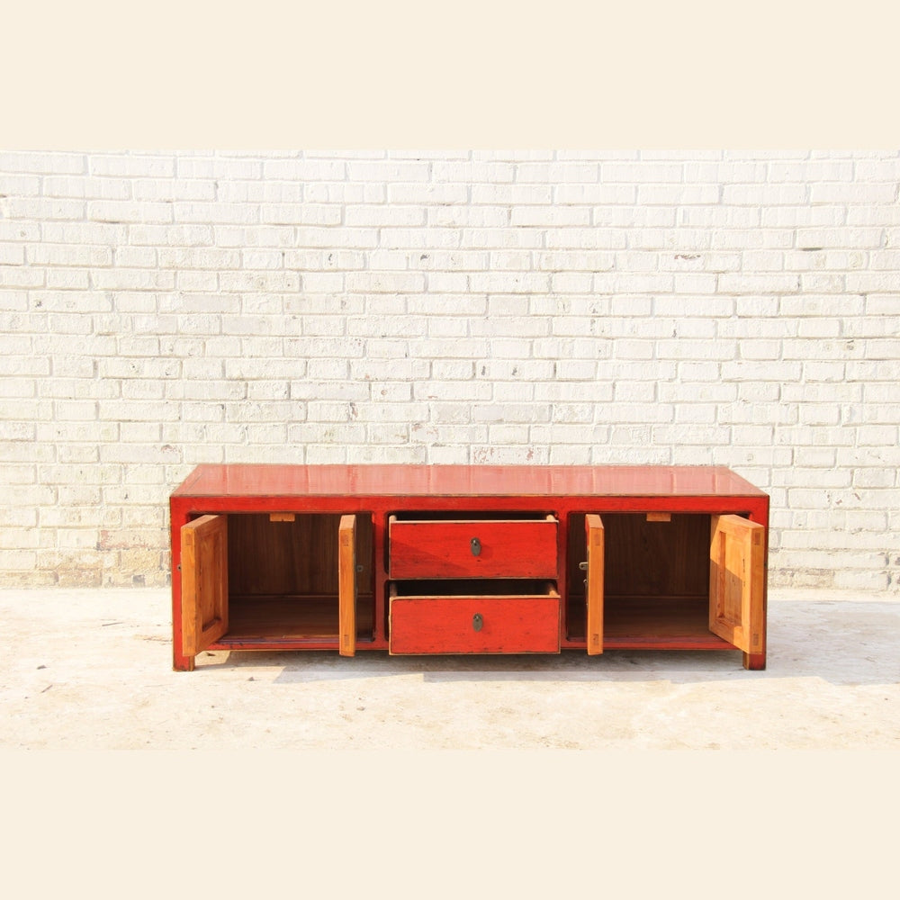 China Lowboard aus massivem Naturholz