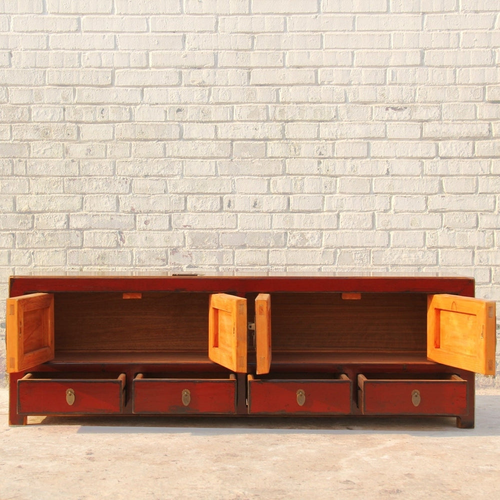 China Lowboard aus Massivholz mit traditionellen Elementen