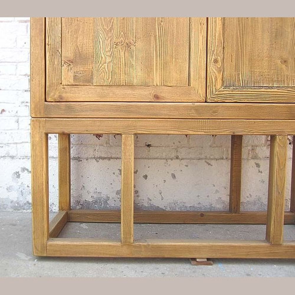 Hochzeitsschrank schlichter China Schrank antikholz