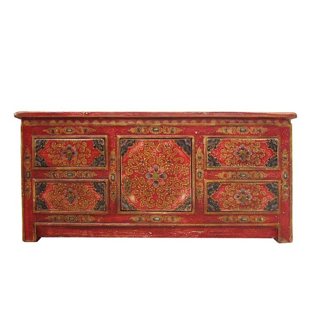 Lowboard Tibet 130 Jahre alt Motive