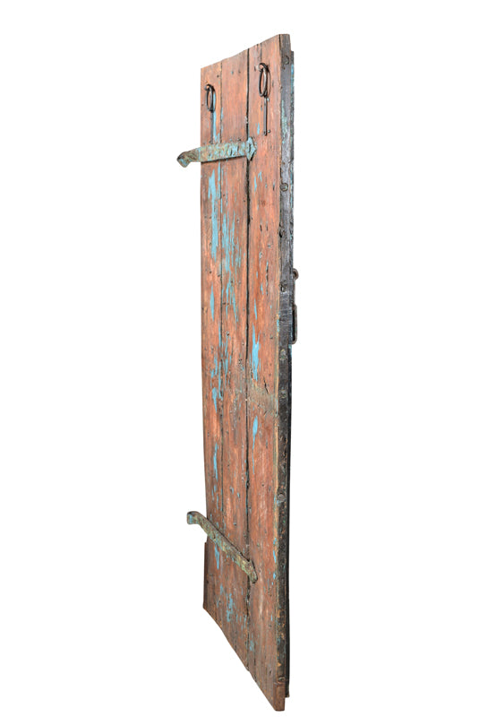 South India ca 1920 mannshohes Holzpanell Holz geschnitzte Verzierungen Dekoration