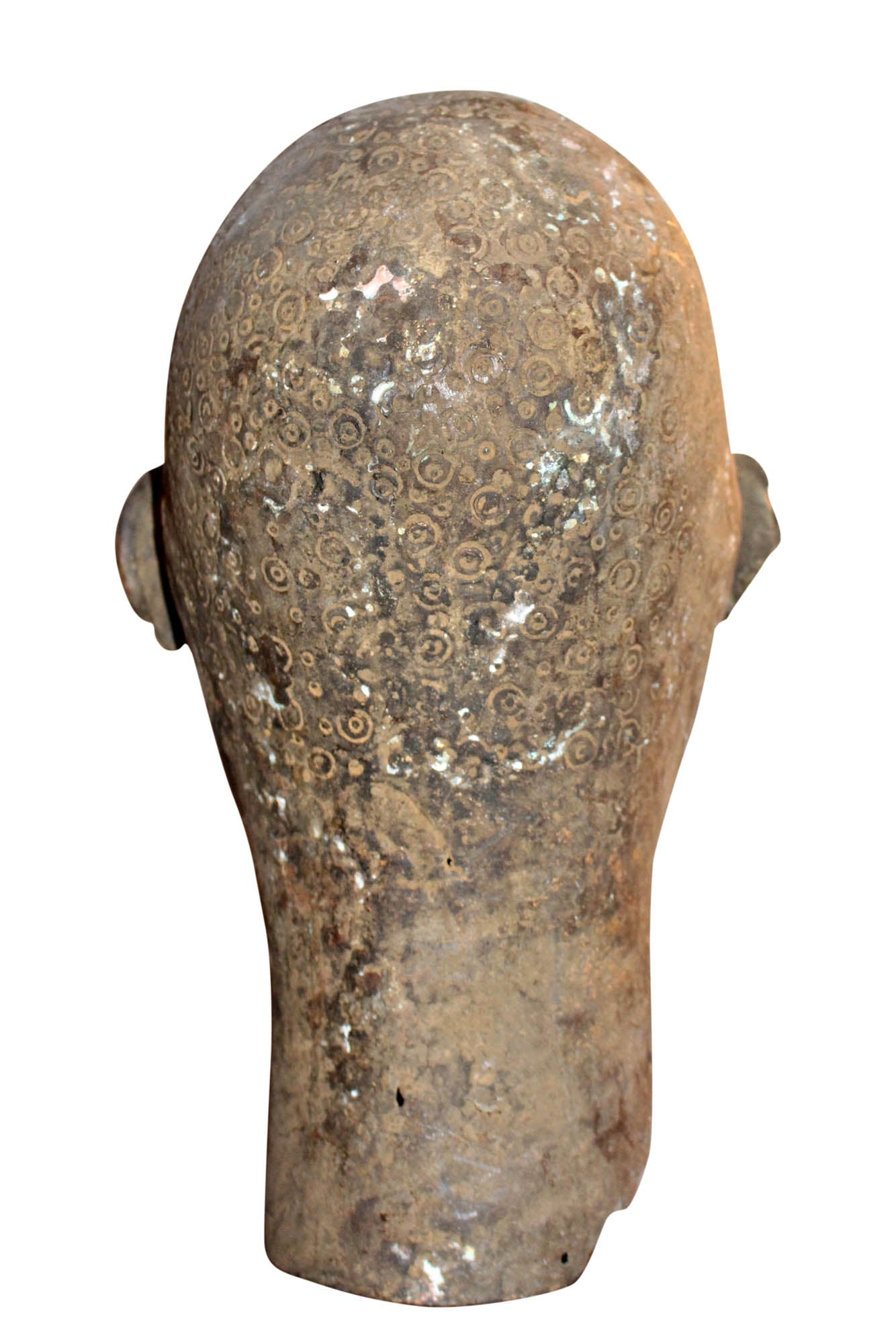 Afrika Büse Bronze antik ca.80 Jahre alt