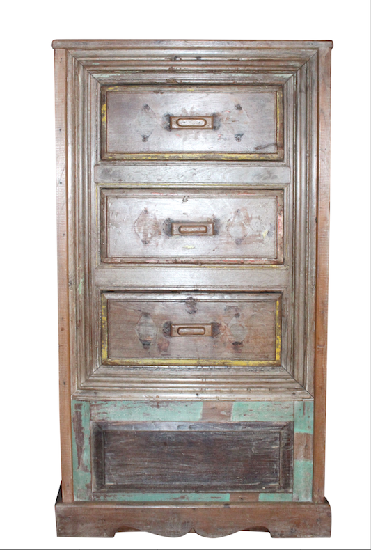 Indien Schubladenschrank antik ca. 80 Jahre