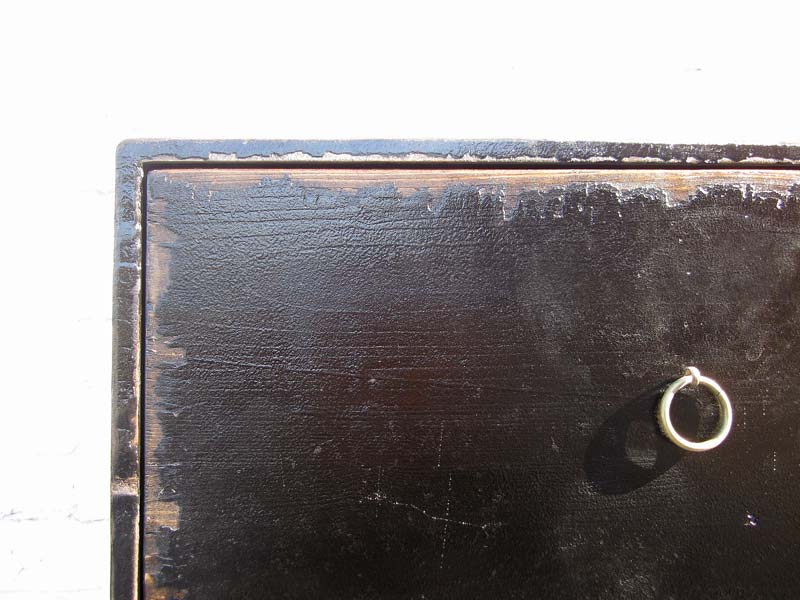 China hohe Kommode Schuhschrank schwarz