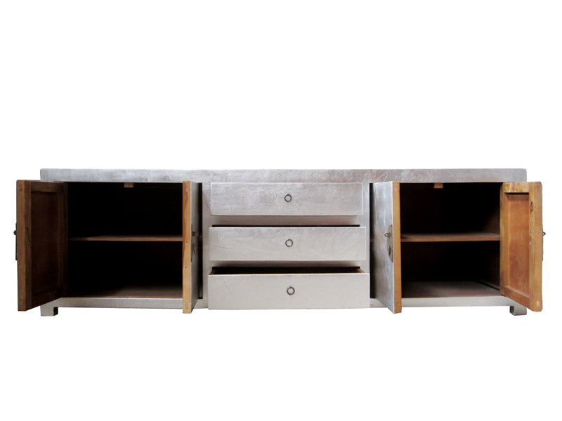 China TV Sideboard / Lowboard in Shabby Chic Silber