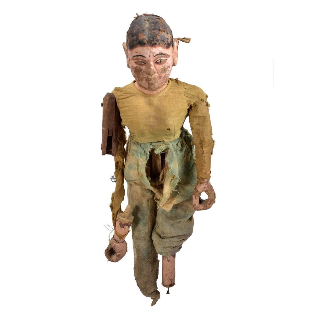 Antike Skulptur Puppe 1900 im Originalzustand