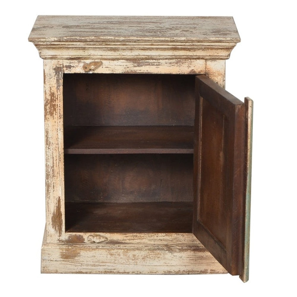 Indien 1950 2x kleine Kommode Nachschrank Bett-Tisch Rajasthan