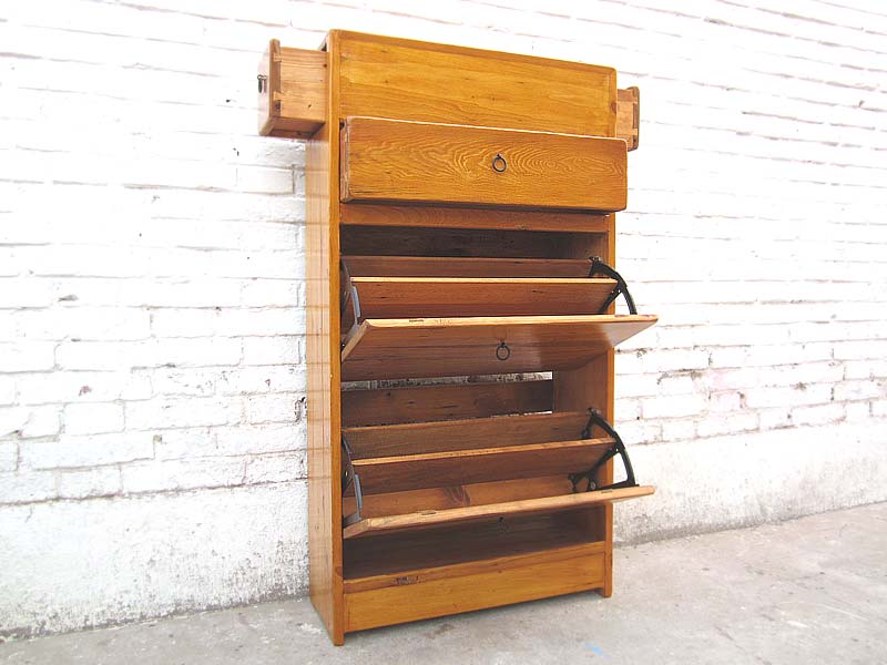 China Kommode Schuhschrank honigfarben Vollholz Landhausstil