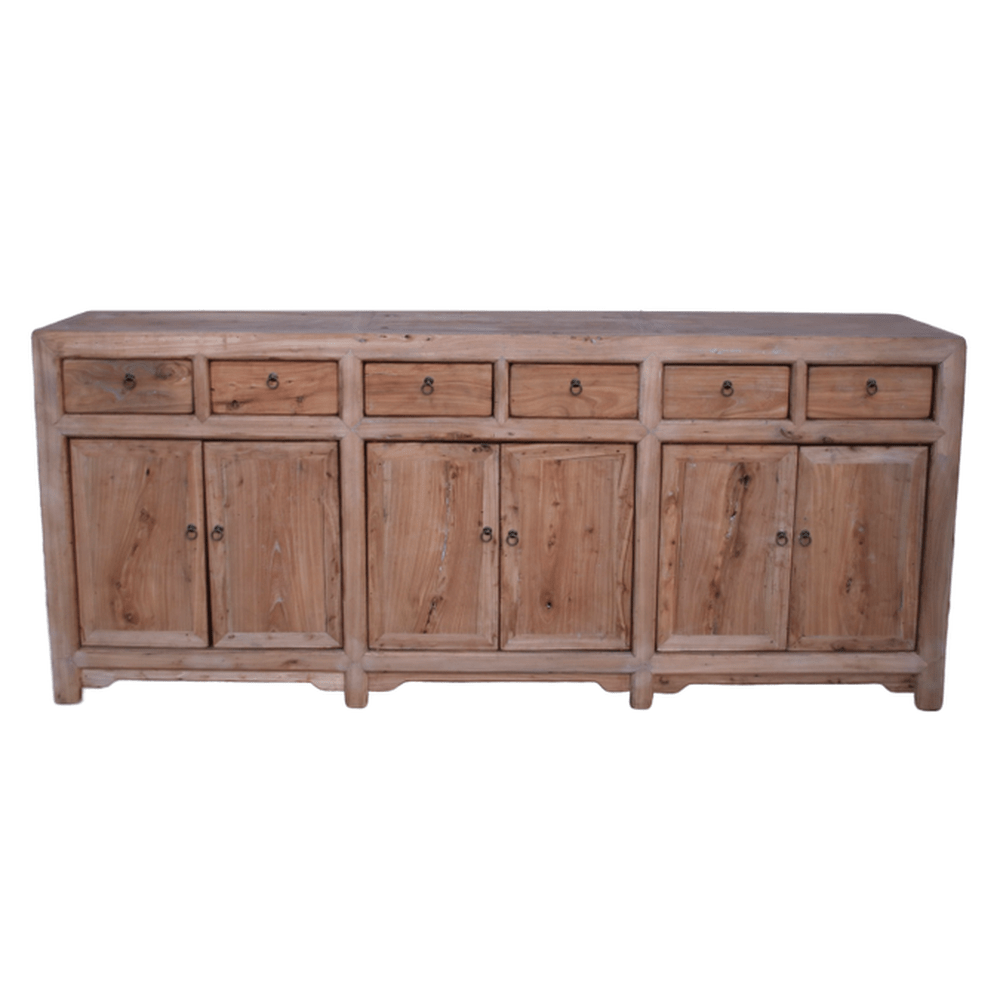 China Sideboard Shabby Chic Massivholz Naturholz