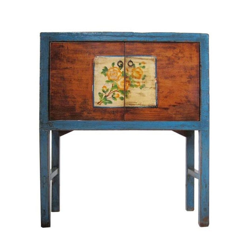 Kommode Mongolei antik 110 - 130 Jahre alt. 003