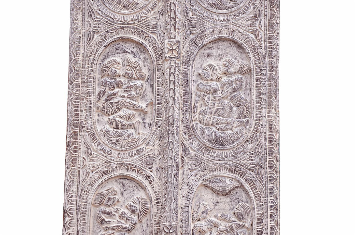 Indien schmales klassisches Wandbild Kamasutra Türblatt traditionelles Motiv