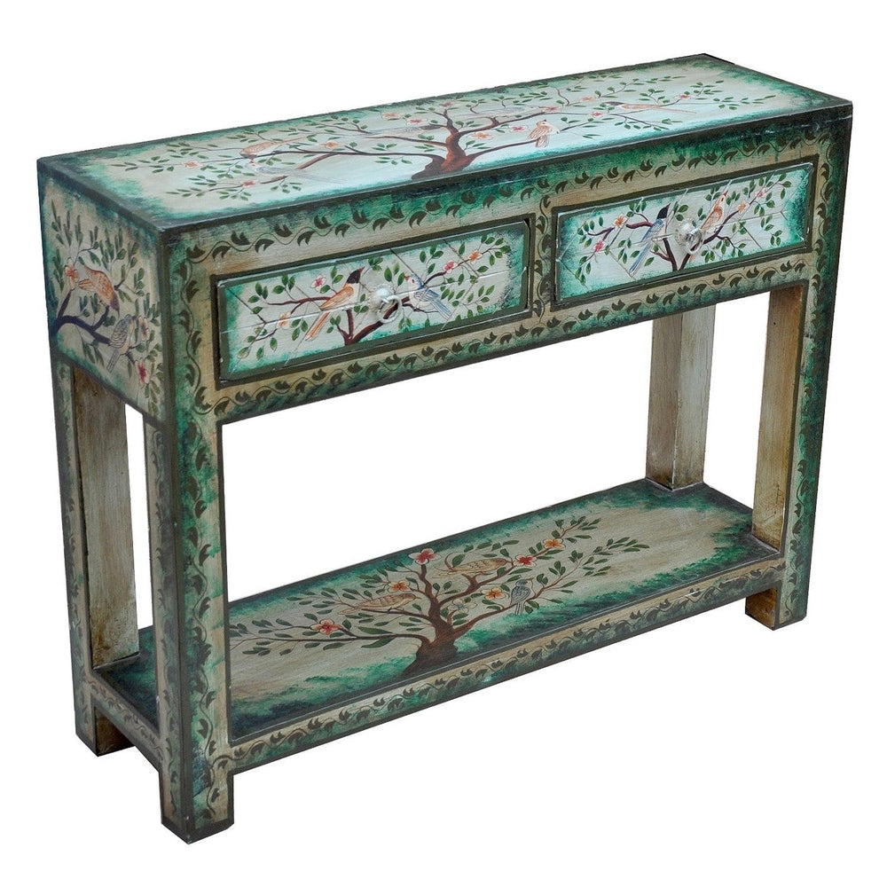 India blaugraue kleine Anrichte Kommode shabby chic by Luxury-Park