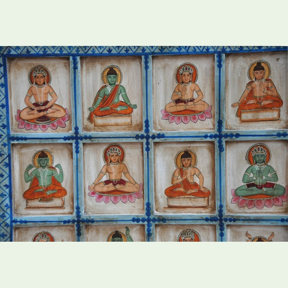 Indien feines Wandbild Querformat mit traditionellen religiösen Motiven