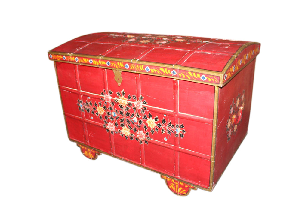 Indien Truhe ca. 80Jahre aus der Region Rajasthan