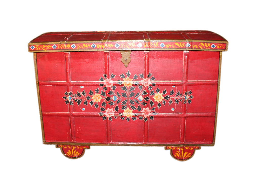 Indien Truhe ca. 80Jahre aus der Region Rajasthan