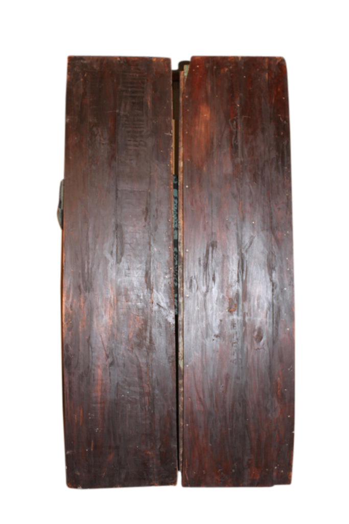 Altes tibentanisches Türpanel aus alter Tür ohne Rahmen