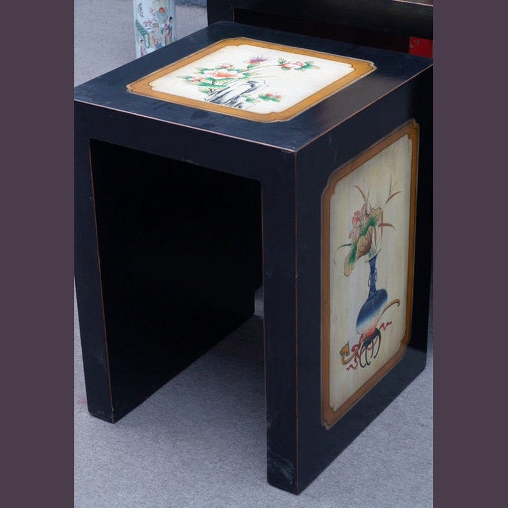 Super Schnäppchen China 3er Tischgruppe. Original 60er Jahre.Luxury Park