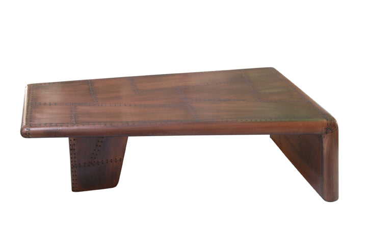 Cochtisch in antikem Kupfer Finish aircraft .Luxury Park