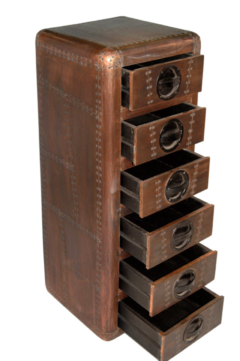 Kommode Schubladen Turm airrange möbel Kupfer