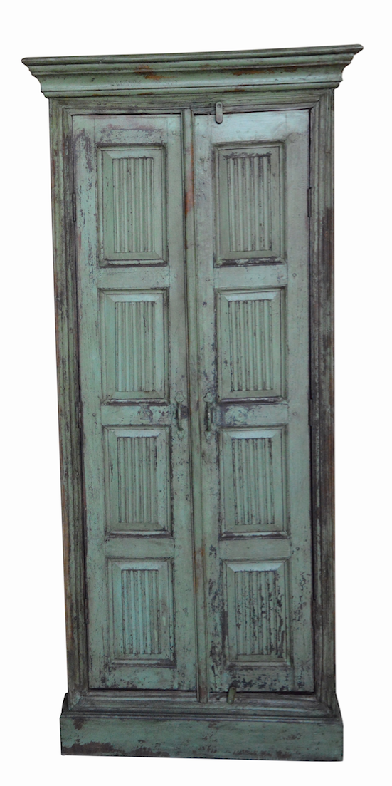 Indien Rajasthan Mint grün vintage Möbel