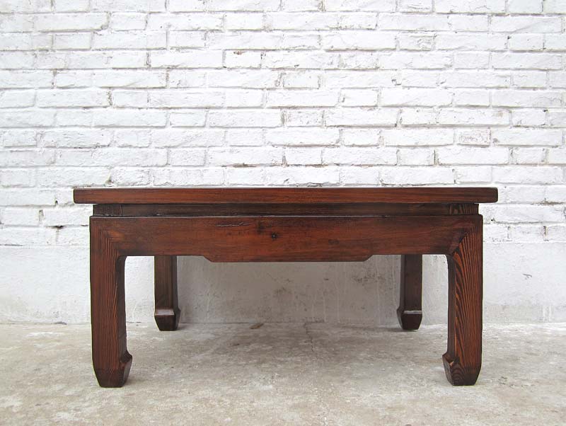 China 1880 antik Tisch Podest massives Pinienholz