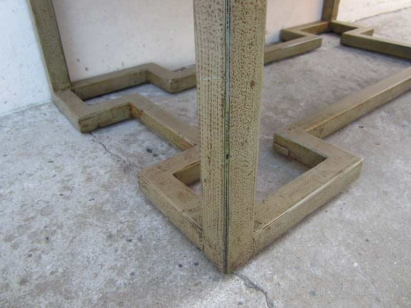 China Klassisch flacher Couchtisch mit Dekorsockel helles Pinienholz von Luxury-Park