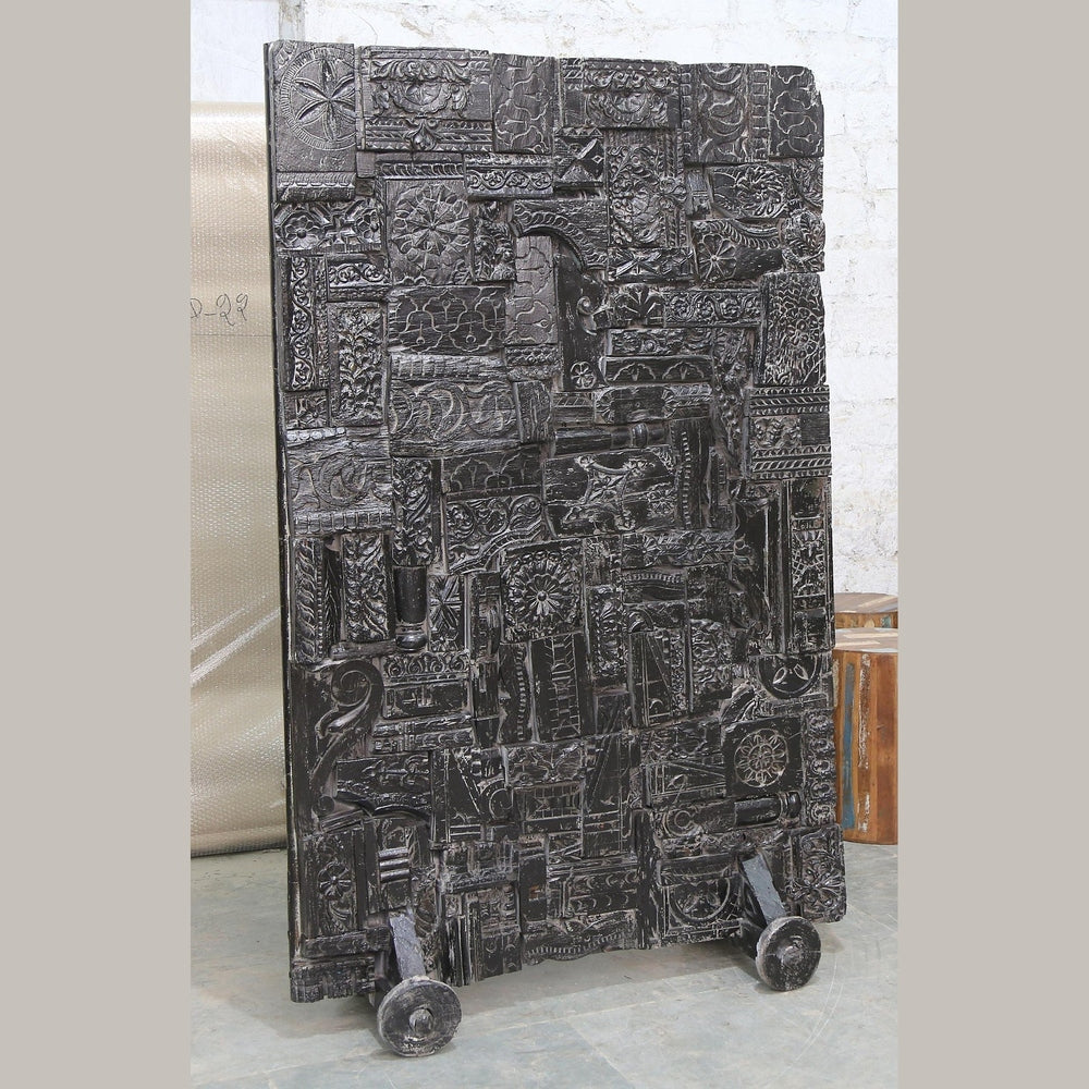 Indien massiver Raumteiler Teak VI-ED-024