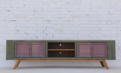 TV Sideboard Poly Color Grau/Violette