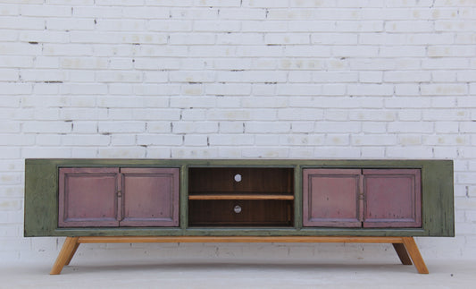 TV Sideboard Poly Color Grau/Violette