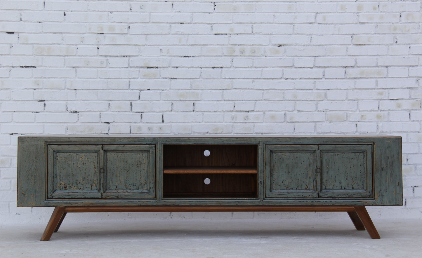 Luxus TV China Lowboard Grau 200cm 