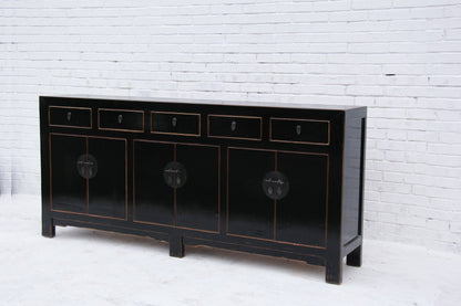 Moderne asia Kommode in elegantem Design aus Massivholz