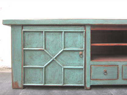 China Lowboard im Shabby Chick Stil aus Vollholz