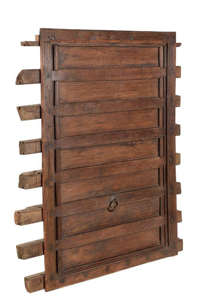 Deckenelement aus Teakholz 