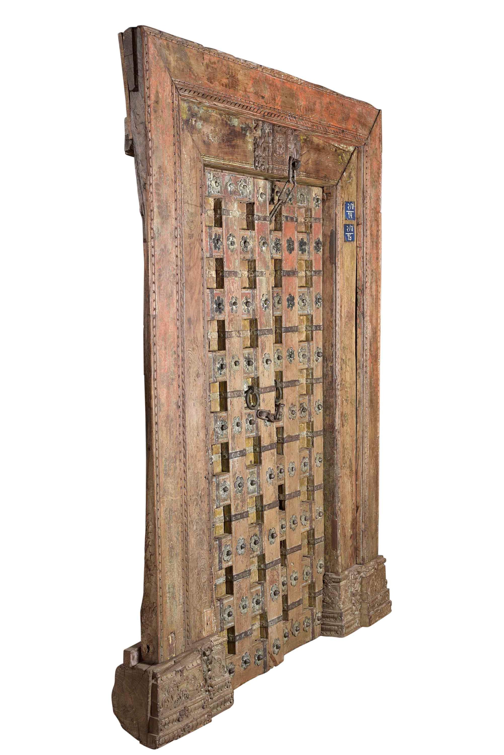 Massive indische Antik Tür 130 alt