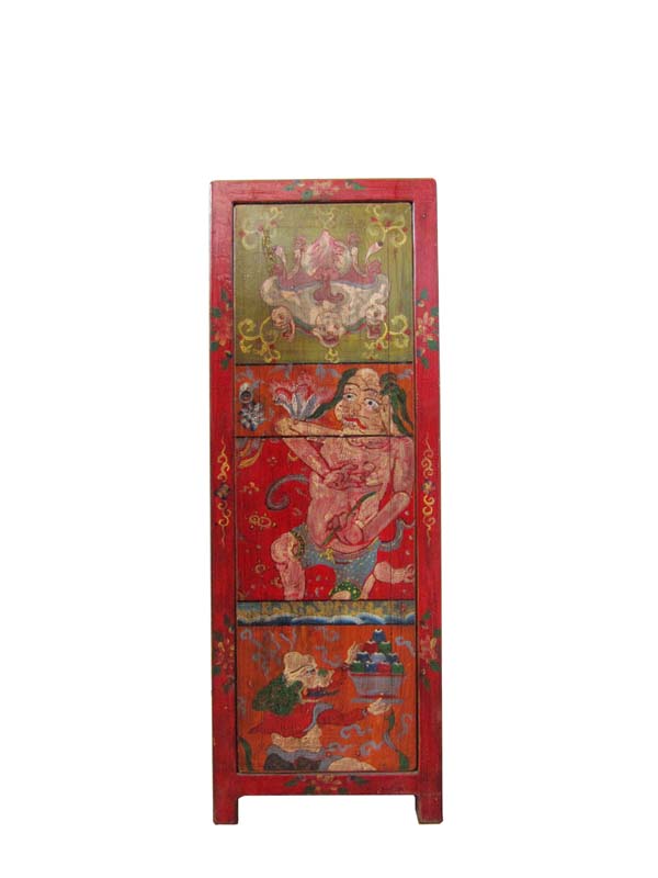 Highboard Tibet 120 Jahre Motiv Bemalung