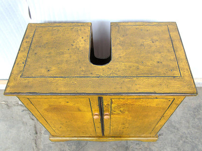 China Waschtisch Unterschrank Pinie Hochglanz Orange