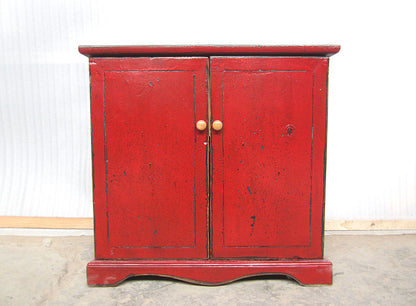 China Waschtisch Unterschrank Pinie Hochglanz Rot