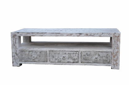 China Lowboard antikfinish Pinie massiv Vintage Look