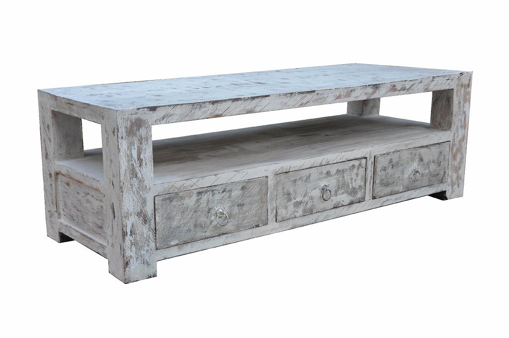 China Lowboard antikfinish Pinie massiv Vintage Look