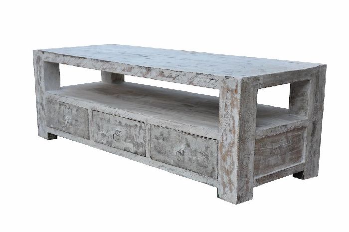 China Lowboard antikfinish Pinie massiv Vintage Look