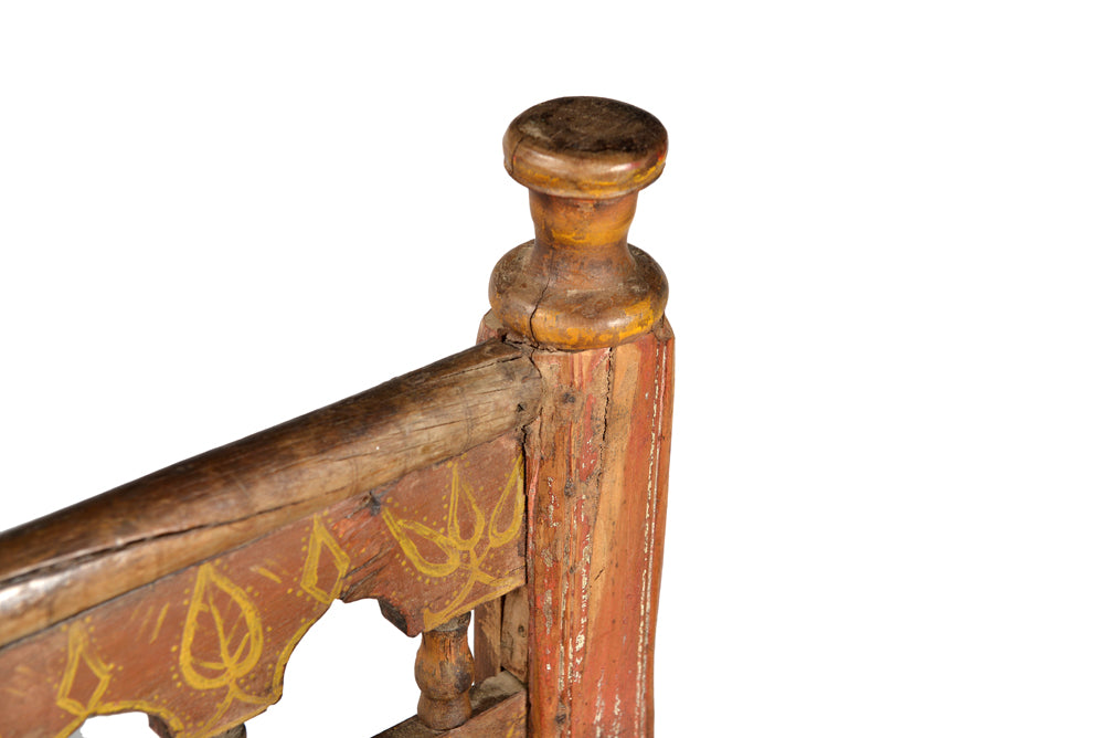 India typische Bank antik Zweisitzer schöne geschnitzt