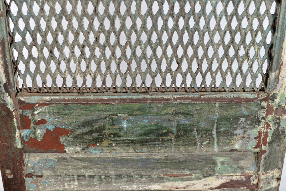 Indien hoher Spiegel Schminkspiegel Theater Einrichtung aus Holz und Metall shabby chic