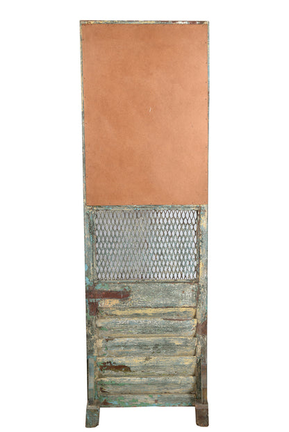 Indien hoher Spiegel Schminkspiegel Theater Einrichtung aus Holz und Metall shabby chic