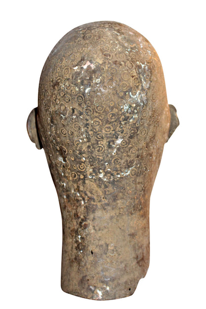 Afrika Büse Bronze antik ca.80 Jahre alt