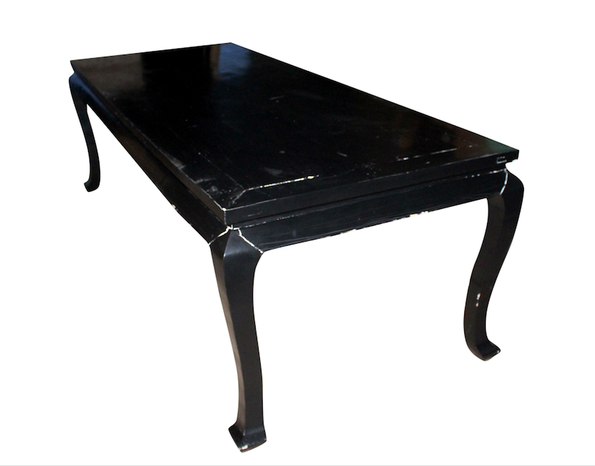 Tisch China Opium Stil Schwarz