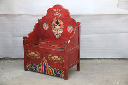 Tibet Altarbank antik mit 2 Schubladen