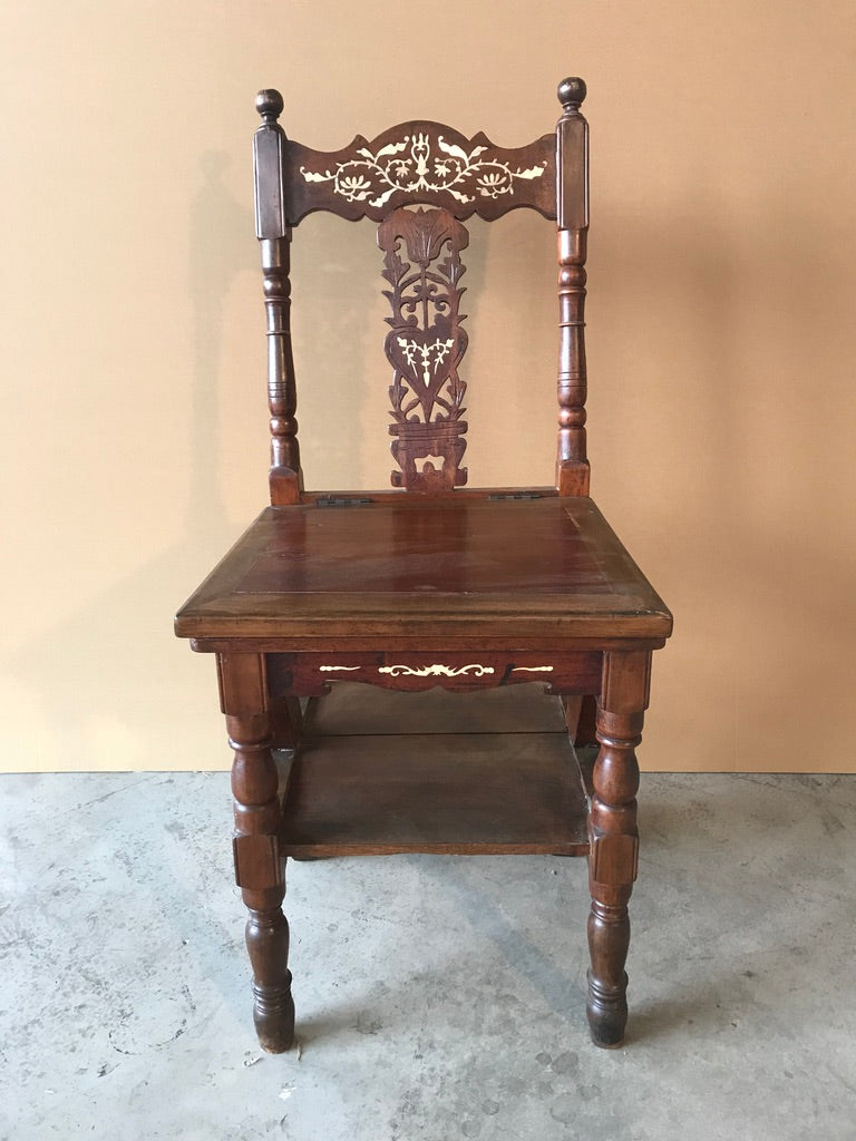 Stuhl Treppe Kombination Antik ca. 80 Jahre China