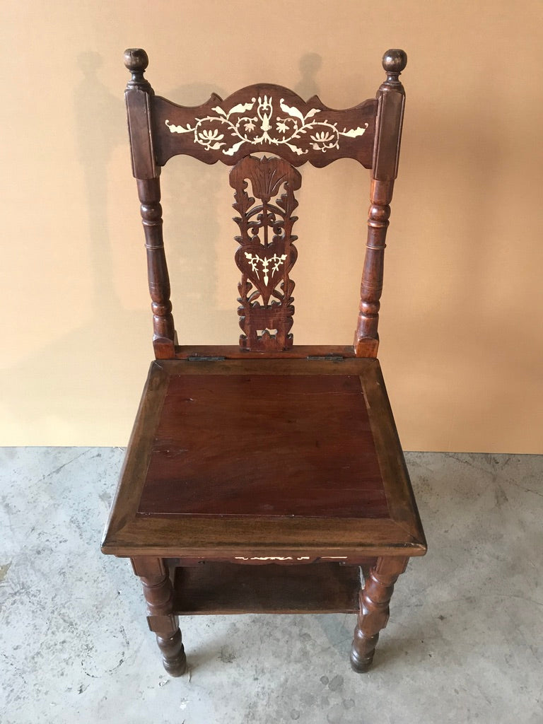 Stuhl Treppe Kombination Antik ca. 80 Jahre China