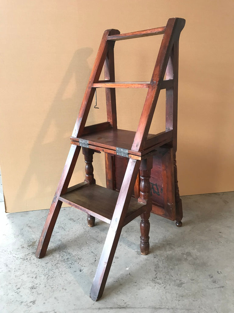Stuhl Treppe Kombination Antik ca. 80 Jahre China